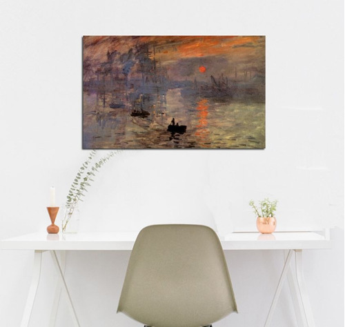 Cuadro Canvas Claude Monet Sol Naciente