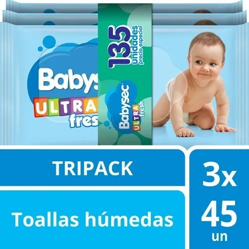 Toallitas Humedas Babysec Ultrafresh Pack X 3 /sanfex S5556