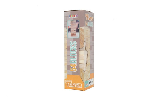 Magnific Tower 54 Bloques 2043 Tipo Jenga Torre Edu Full