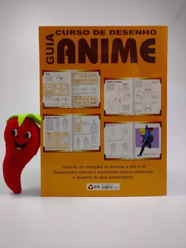 Revista Guia Curso de Desenho Anime com 2 Lápis Grátis