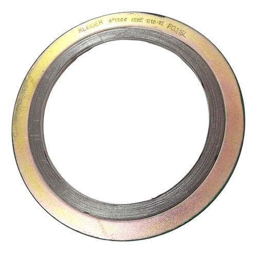 Junta Para Brida 4 Serie 150 Espiralada Para Vapor