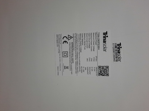 Imagen 3 de 3 de Panel Solar Fotovoltaico Mono Half Cell Trina Tsm-290pe06h