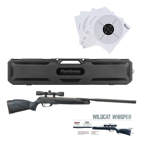 Wildcat Whisper 4.5mm Rifle Gamo Y Estuche Rigido Xchws C