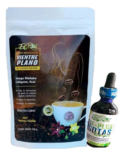 Café Vientre Plano Capuchino + Sl-plus Gotas Alcachofa, Noni