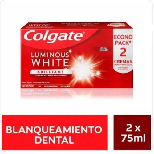Crema Dental Colgate Luminous White Bri - mL a $179