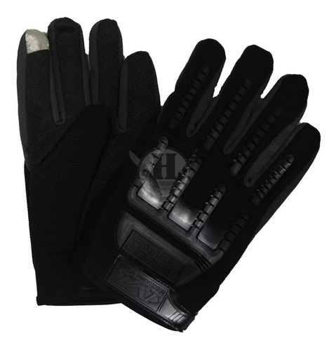 Guantes Tacticos Negro Elastizados Completo Proteccion