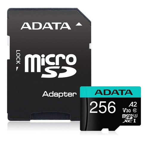 Tarjeta De Memoria Adata Premier Pro Con Adaptador Sd 256gb