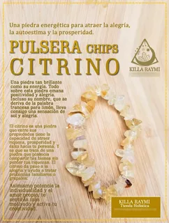 Pulsera De Citrino Chips