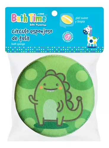 Esponja Con Tela Extra Suave Para Baño Bebes Bath Time