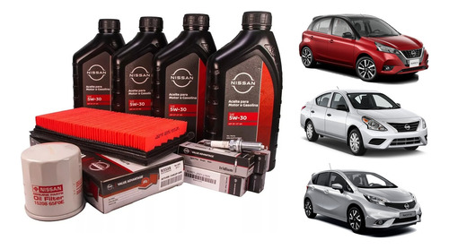 Kit De Afinacion Con Aceite Sintetico Para Nissan Versa 2019