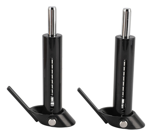 Js Pin Weight Stack, 2 Unidades, Negro, Redondo, De Acero