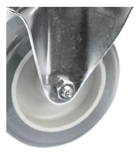 Kit Com 4 Rodizio Fixo 4 Pol Até 65kg Schioppa