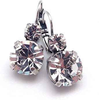 Mariana On A Clear Day - Pendientes De Plata (cristal,