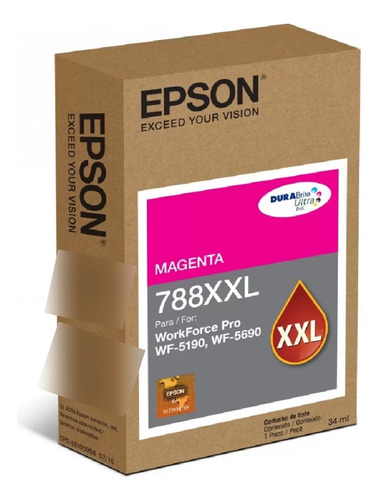 Cartucho Extra Alta Capacidad Epson 788xxl Magenta Original