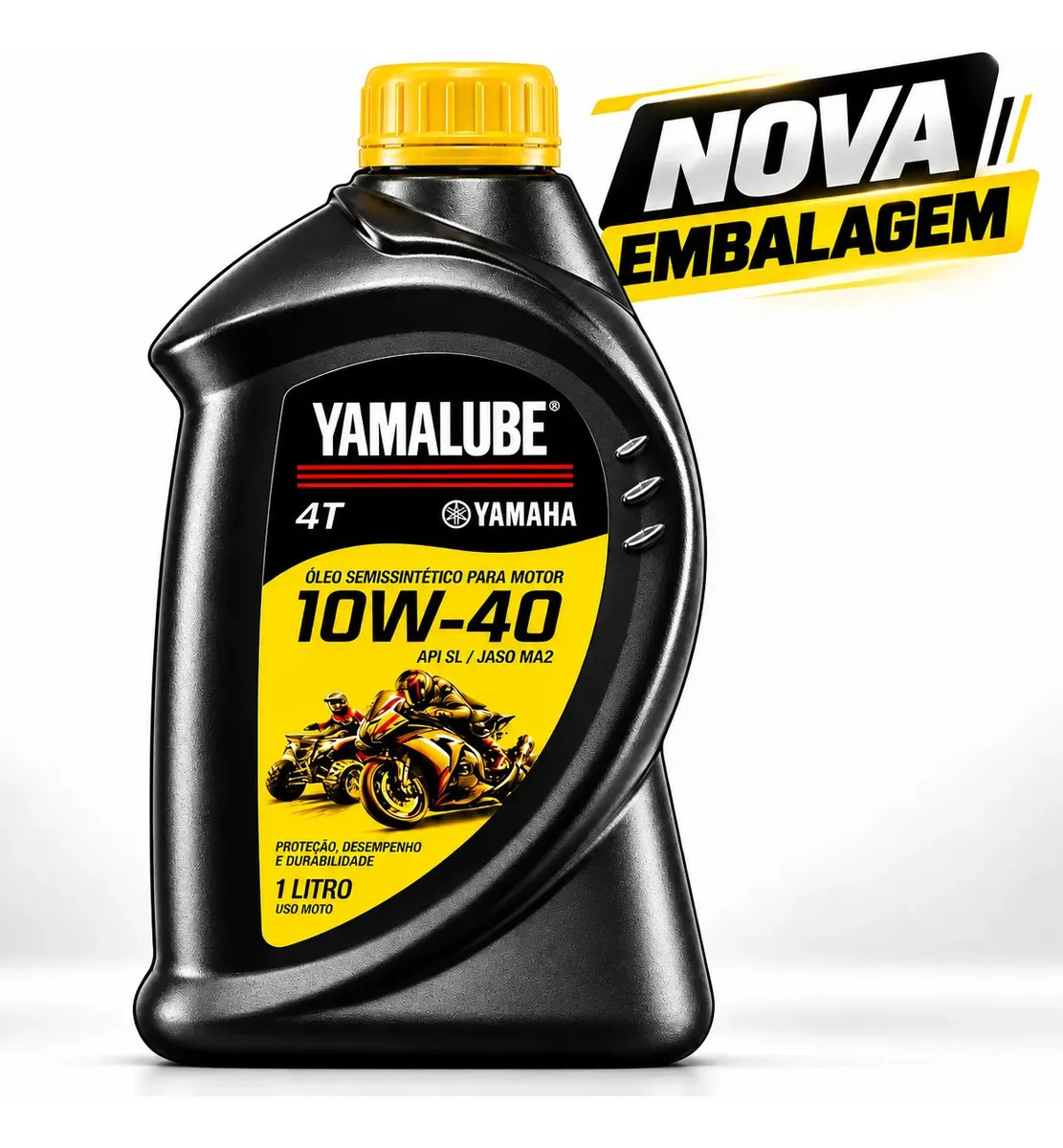 1 Litro Oleo Yamalube Semissintético Sae 10w40 Yamaha | MercadoLivre
