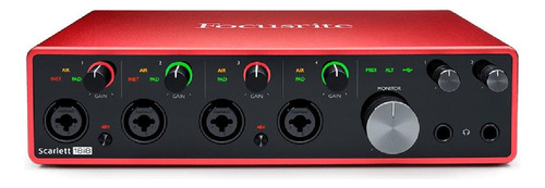 Interfaz De Audio Focusrite Scarlett 18i8 100v/240v 3.ª  Gen