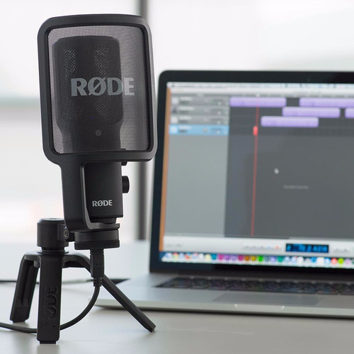 Micrófono Rode NT-USB condensador cardioide negro