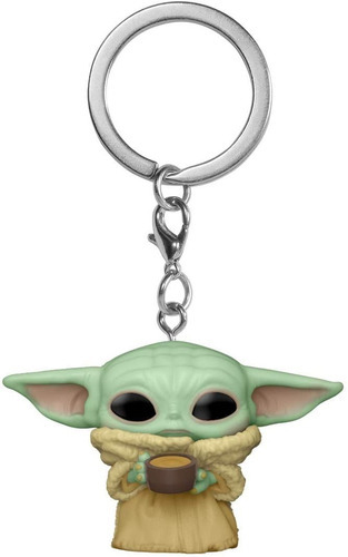 Funko Pop Baby Yoda Star Wars Llavero The Child With Cup