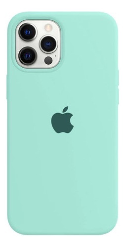 Funda Apple Silicona Iphone 13 Turquesa Lisa