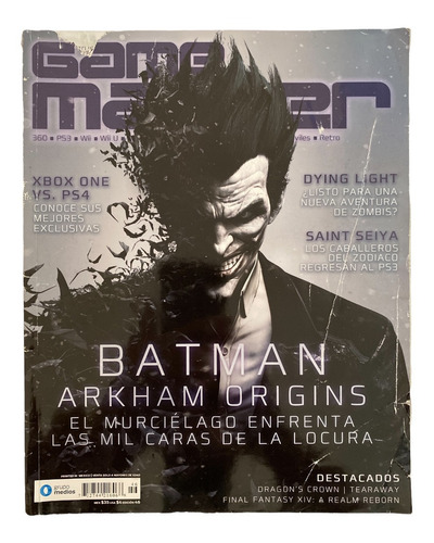Revista Game Master 46 Gamemaster 2013 Batman Arkham Origins (Usado)
