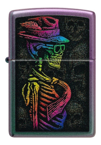 Imagen 5 de 8 de Encendedor Zippo Modelo 48192 Skull Design Garantia