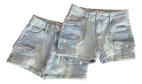 Vaqueros Verano Niñas Pantalones Cortos Mezclillas Chicas