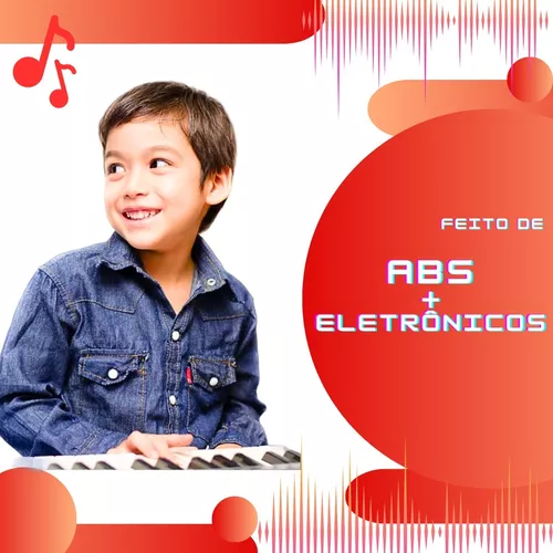 Teclado Eletronico Infantil C/ Microfone 37 Teclas 6 Musicas