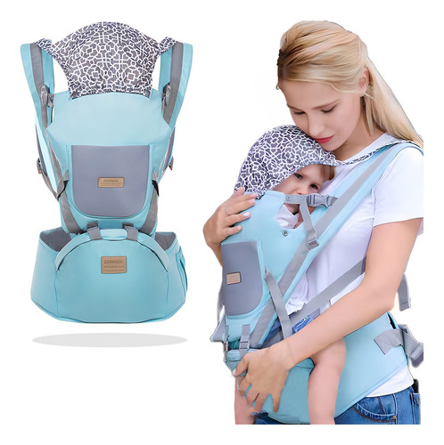 Mochila Porta Bebes Cangurera Ergonimica 0-25kg Con Gorr