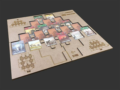 Playmat Em Mdf Para 7 Wonders Duel - Sem Case