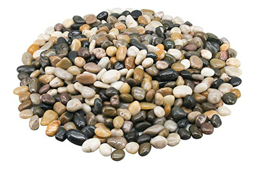 Piedras De Río Decorativas Para Jardín Y Acuario (10 Libras)
