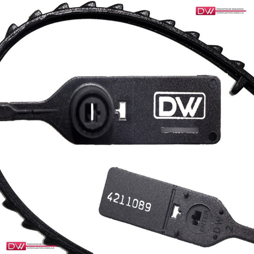 Imagen 5 de 10 de Precinto De Seguridad Escalonado 4mmx30cm X500un