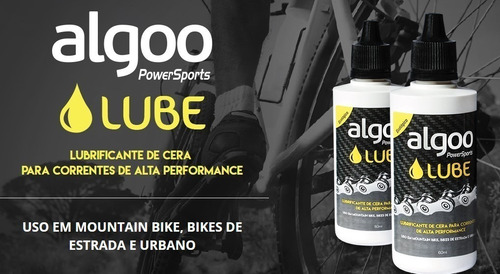Óleo Lubrificante Algoo Para Corrente Bicicleta Cera 200ml