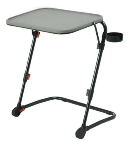Mesa Para Laptop Con Porta Vaso Elegante Y Ajustable Color Negro