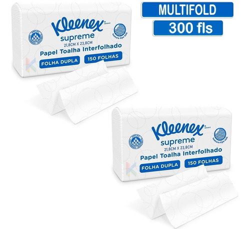 Papel Toalha Interfolhado Kleenex Supreme Kimberly-clark