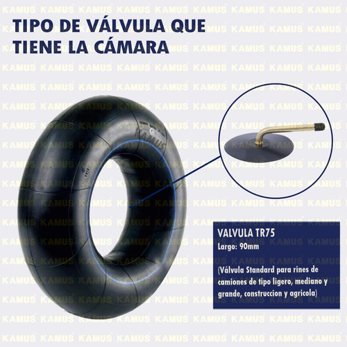 3pz Camara Y Corbata P Llanta Rin 17 Camioneta 750-17 Tr75a