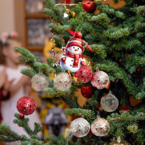 5 Colgante De Muñeco De Nieve Para Árbol De Navidad,