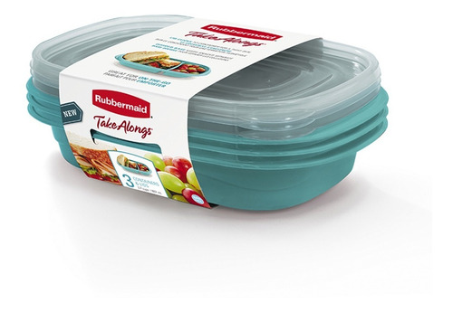 Imagen 2 de 7 de X3 Taper Contenedor Rubbermaid Take Alongs De 887ml