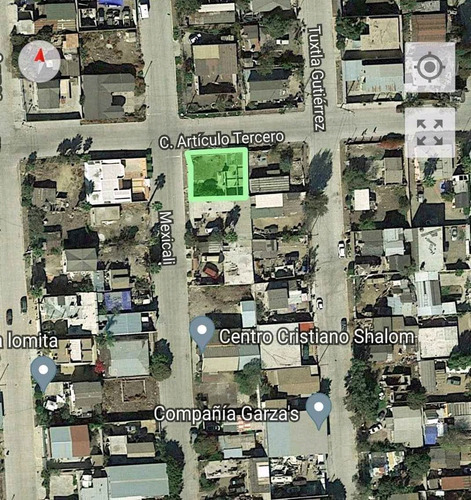 Terreno En Venta En La Col Constitución Rosarito