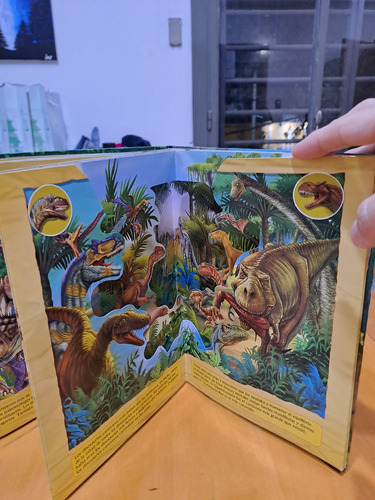 Dinosaurios Increibles, Libro C Pop Ups 3d, Con Falla (Usado)