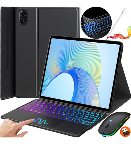 Capa De Teclado E Mouse Lapiz P/huawei Honor Pad X8 Pro/x9 1