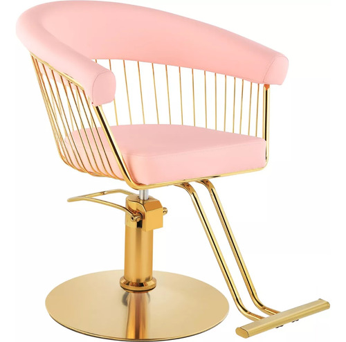 Silla Gold Circular Estetica Spa Ajustable Giro 360°