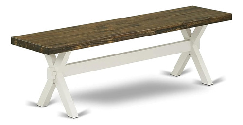 East West Furniture Xb076 X-style - Banco De Comedor Moderno