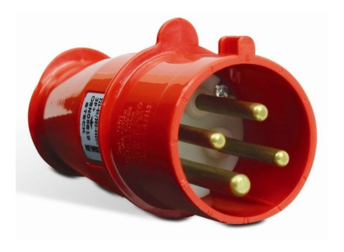 Plug Vermelho 3p+t 16a 380/440v N4076 Steck