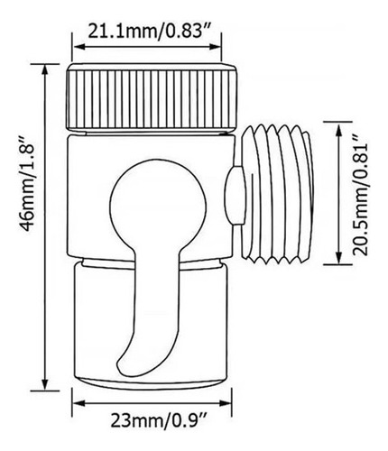 2025 Válvula De Interruptor De Tubería De Agua Faucet De