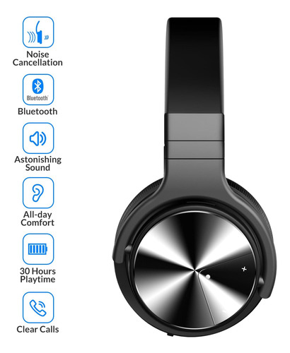 Silensys Auriculares Con Cancelación Activa Del Ruido Blu...