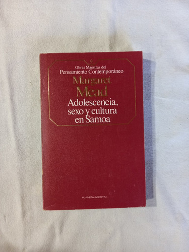 Adolescencia, Sexo Y Cultura En Samoa - Margaret Mead