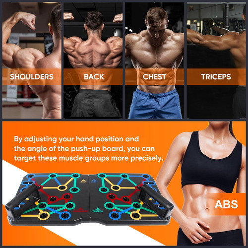 Tabla De Flexiones Aerlang 30 En 2 Accesorios De Fitness Negro