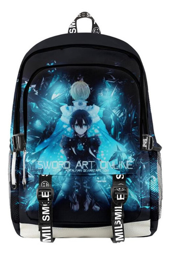 Mochila Anime Sword Art Online Sao Impresa 3d 9