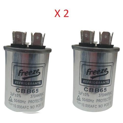 Capacitor De Marcha 3mdf 370/440v  X2 Unidad Tienda Chacaito