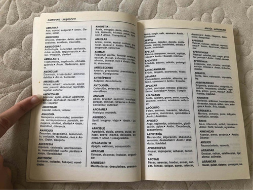 Diccionario De Sinónimos, Antónimos Y Parónimos- Marca Visor